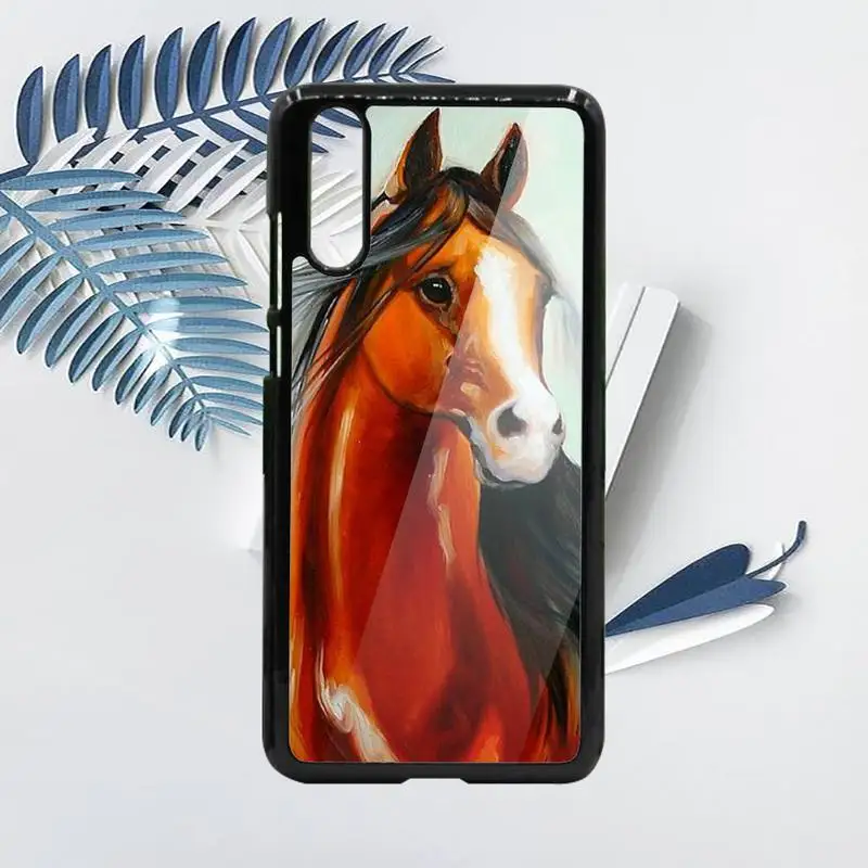 

horse Running Horse animal Phone Case PC For Samsung galaxy S note 8 9 20 10 e lite2019 plus pro ultra