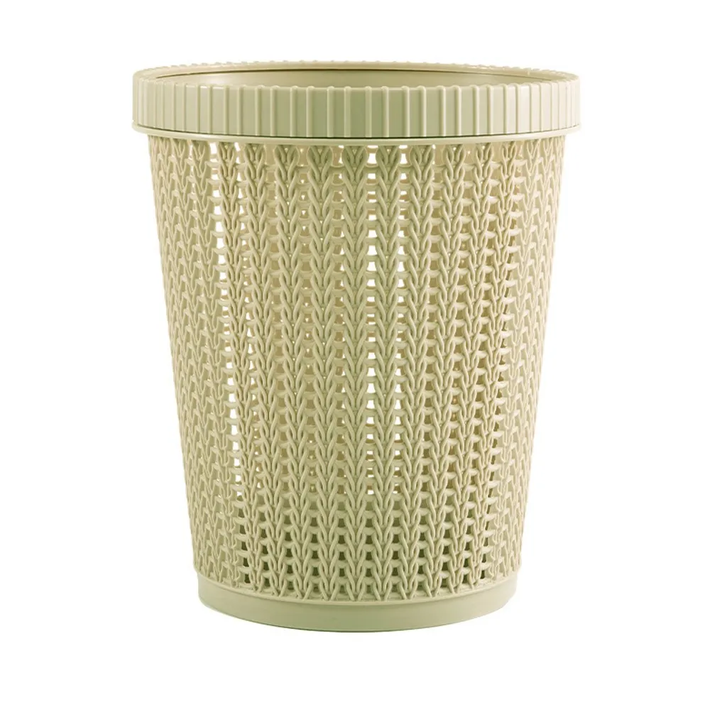 

Waste Bin With Trash Bag Storage Creative Waste Bin Living Room Bedroom Hollow Trash Can Waste Debris Storage Garbage Bin