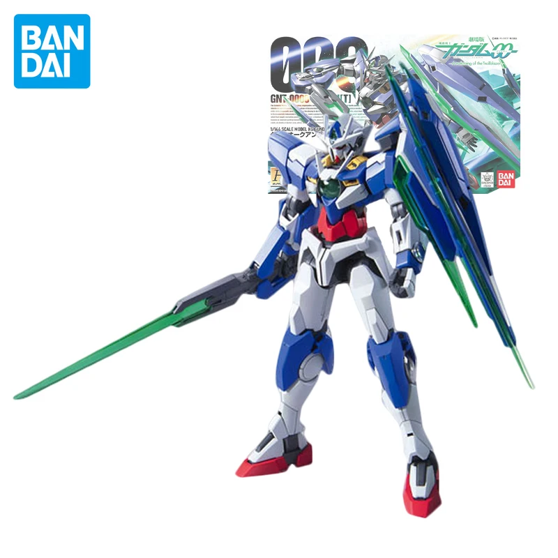 

Bandai Original Gundam HG 00 66 1/144 GNT-0000 QAN[T] Quantum 00Q Gunpla Suit Anime Action Figures Children's Toys Gifts