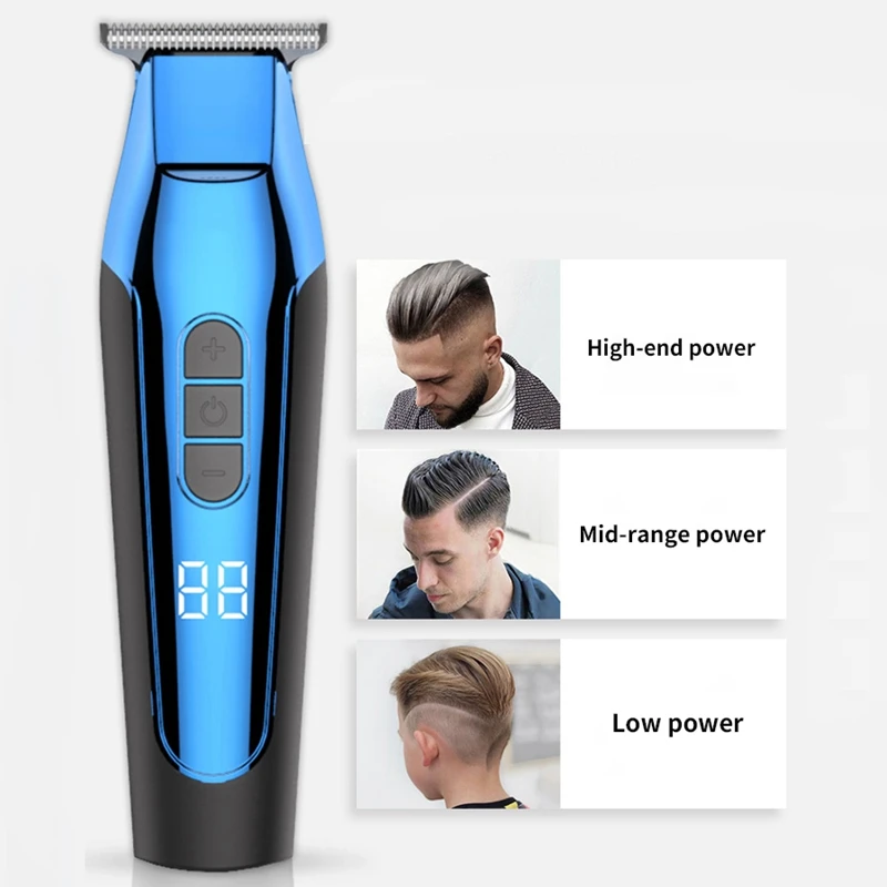 

Electric Hair Clipper USB Rechargeable Oil Head Electric Clippers Engraving Hair Clipper Men's Razor Children Hair Clipper
