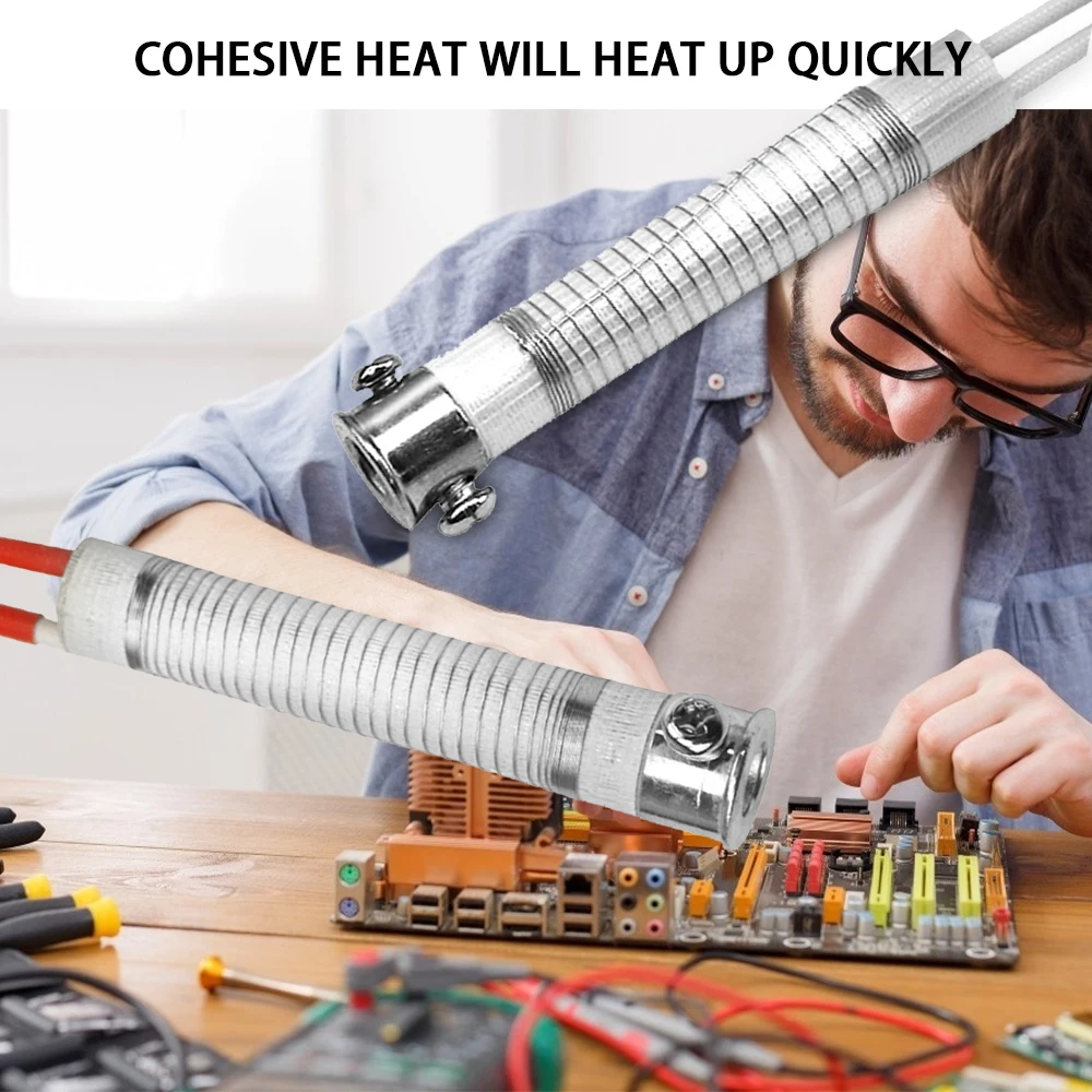 

VOGVIGO Electric Soldering Iron Replacement Core 30W 40W Adjustable Temperature External Heating Element Weld Solder Tool