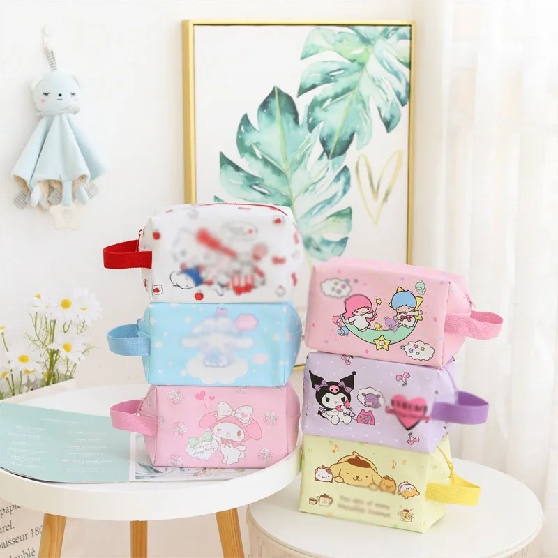 

6 pcs/lot Cute Animal Pencil Bag Kawaii Big capacity Pencil case Cosmetic bags Estuche School Office Supply Zakka