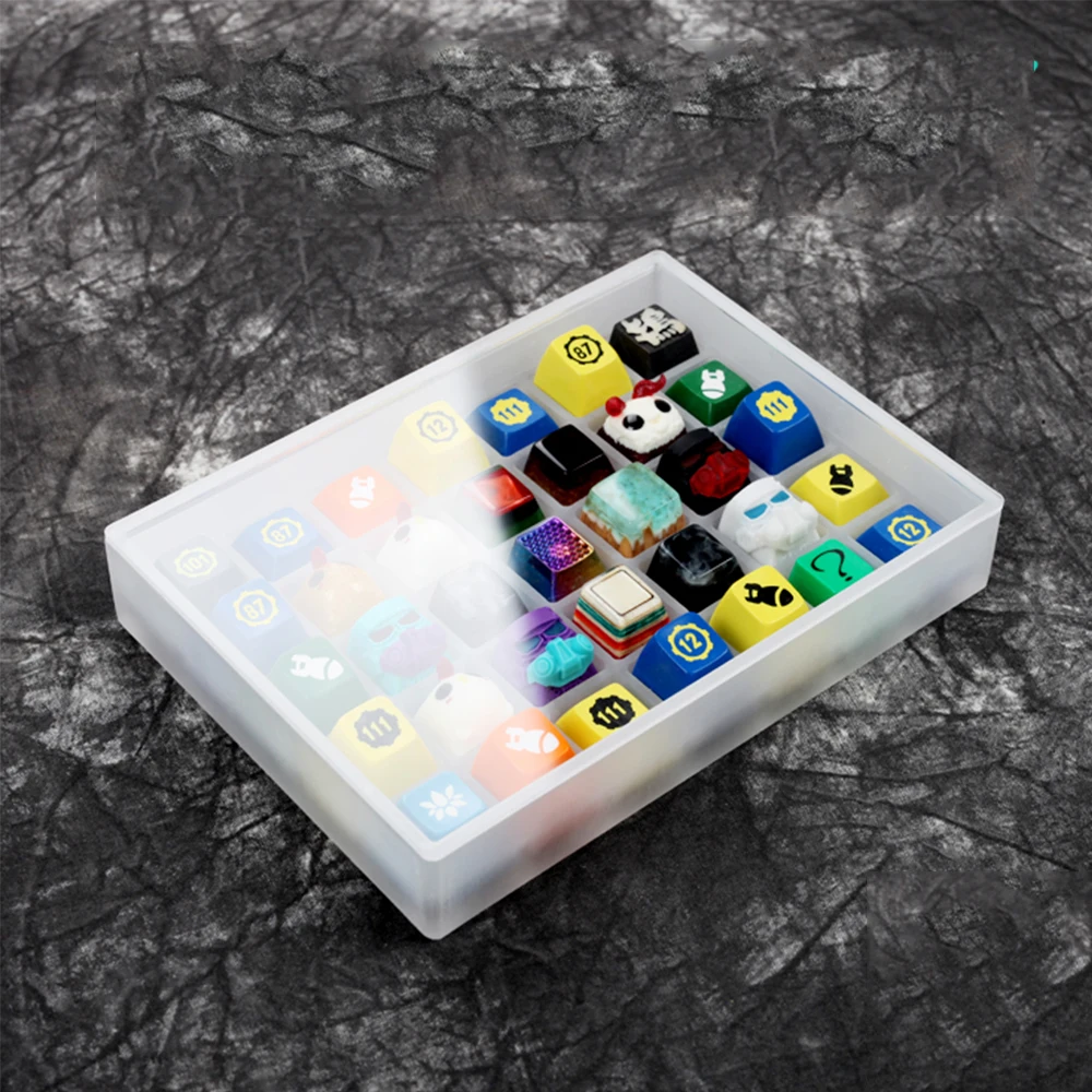 

Акриловая деталь для рукоделия, высота OEM 2 см, механическая клавиатура GMK Cherry DSA XDA, чехол с колпачком для клавиш 7X5, набор для клавиш