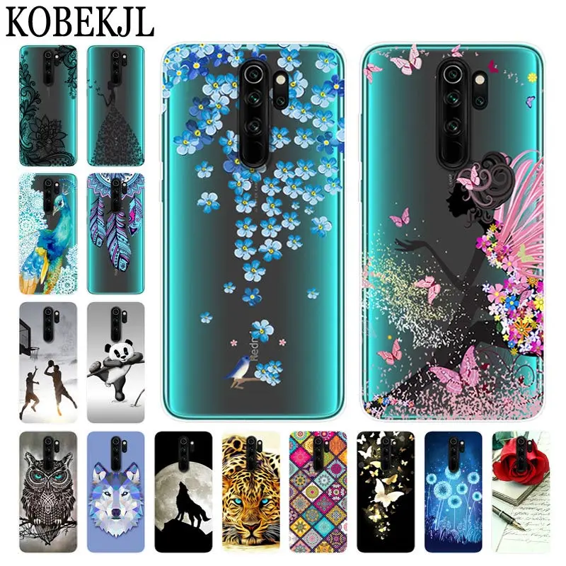 Чехол накладка KOBEKJL для Xiaomi Redmi Note 8/8 Pro с ярким дизайном ТПУ|Бамперы| |