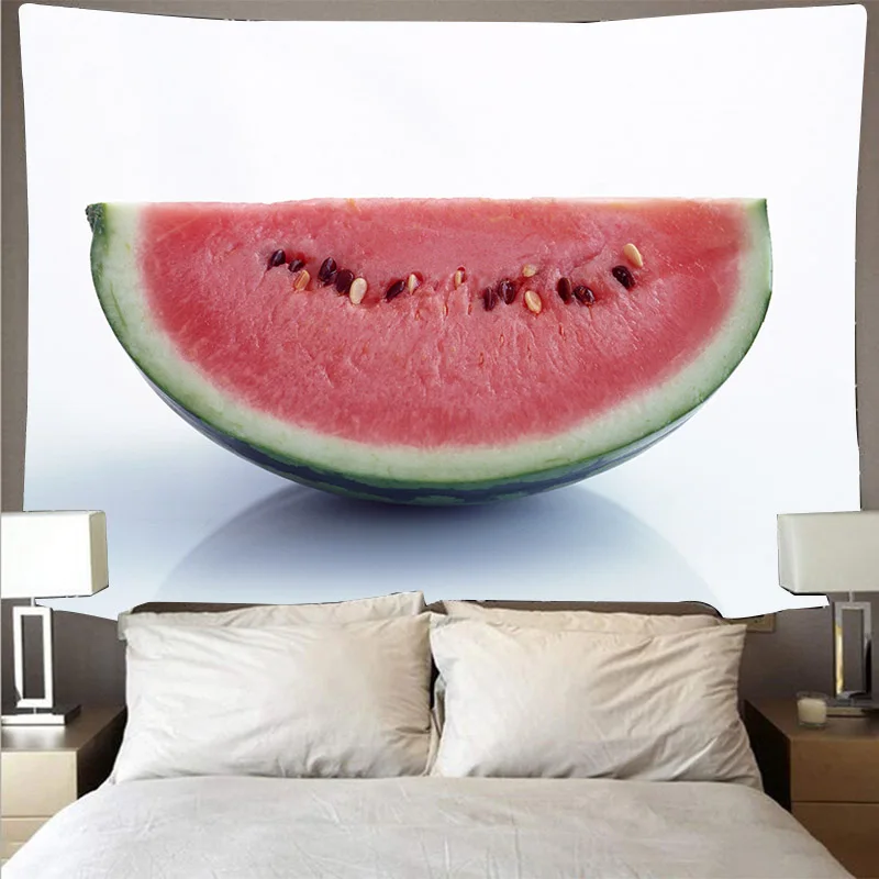 Вкусные фрукты настенный Декор ткань Большой wall art психоделический гобелен