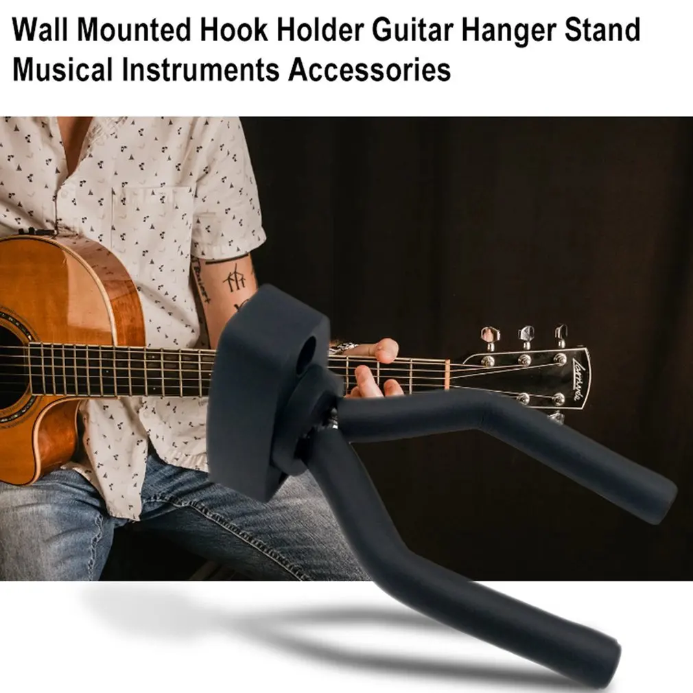 

Wall Mounted Hook Holder Guitar Hanger Stand For Bass Ukulele Durable Musical Instruments Accessories