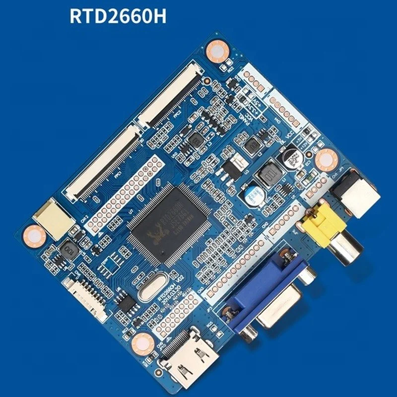 

RTD2660H 1920x1200(max) 1920x1080 HDMI-LVDS /TTL controller board with AV/ VGA/HDM-I/DC-IN