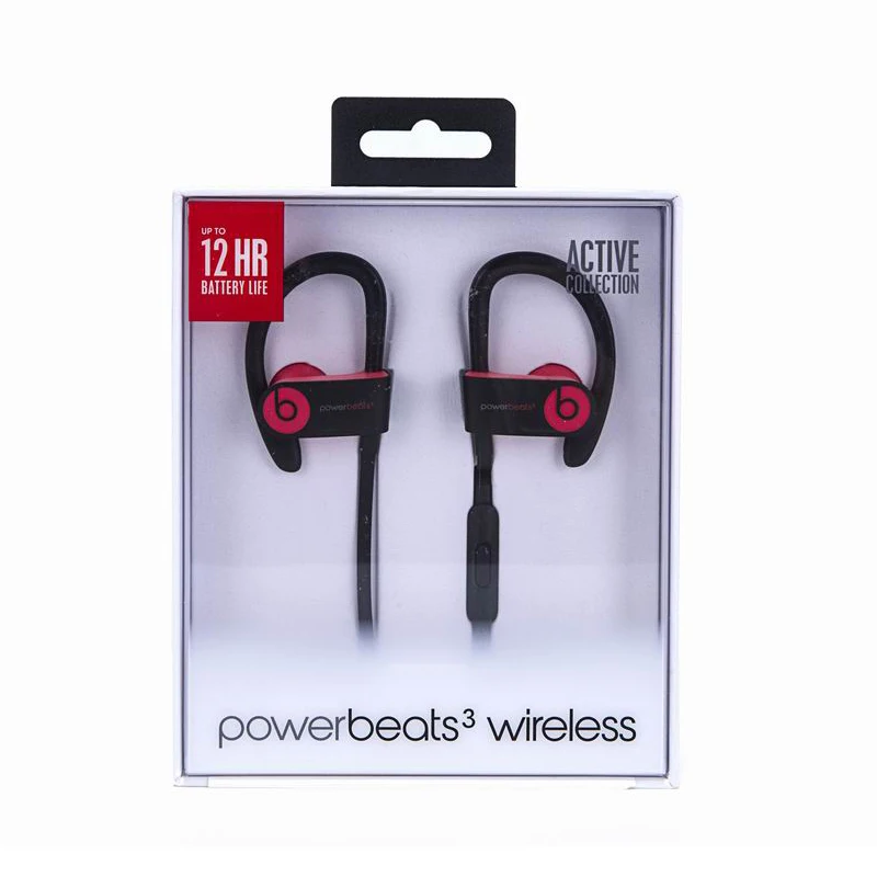 

Beats Powerbeats 3 Bluetooth sports Earphones Sweat Resistant Sports Earbuds Hands-free Deep Bass Headphone wth Mic