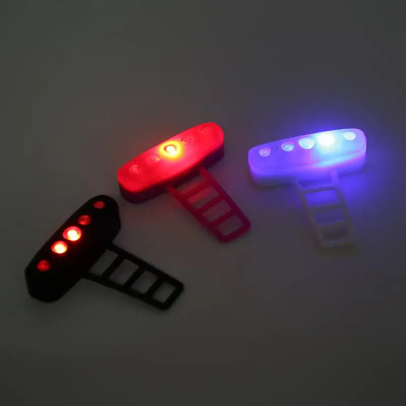 Bicycle Light Silicone Rear Mountain Road Bike USB Charging Warning Lamp Ultra Bright Tail | Спорт и развлечения