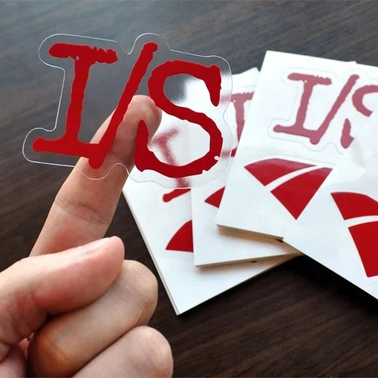 Китай поставки напрямую с завода прозрачный ПВХ винил стикер полные цвета