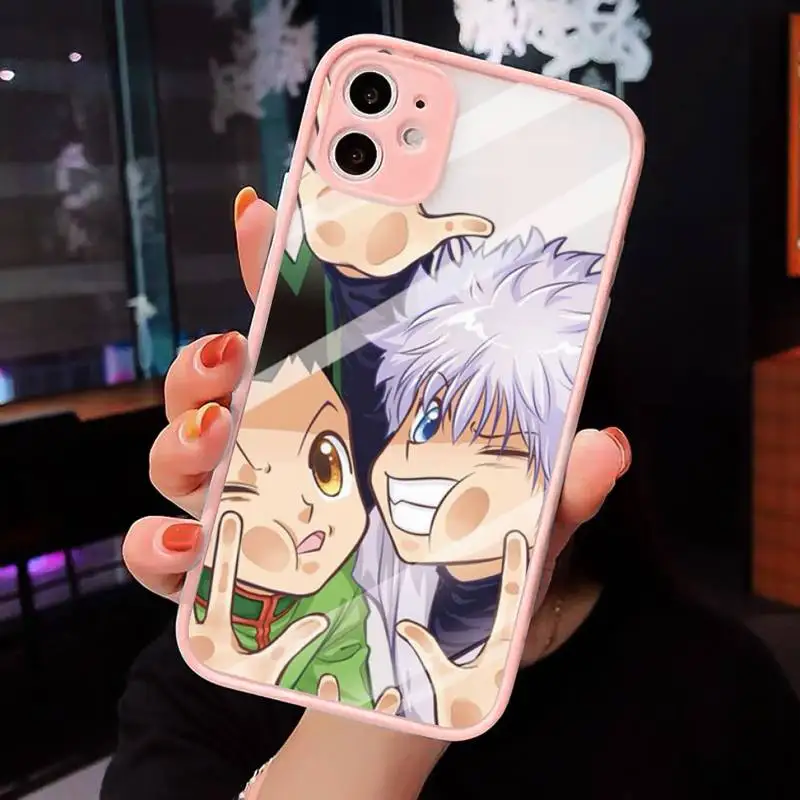 

Hunter X Killua Zoldyck Anime Phone Cases matte transparent For iphone 7 8 11 12 plus mini x xs xr pro max high quality cover