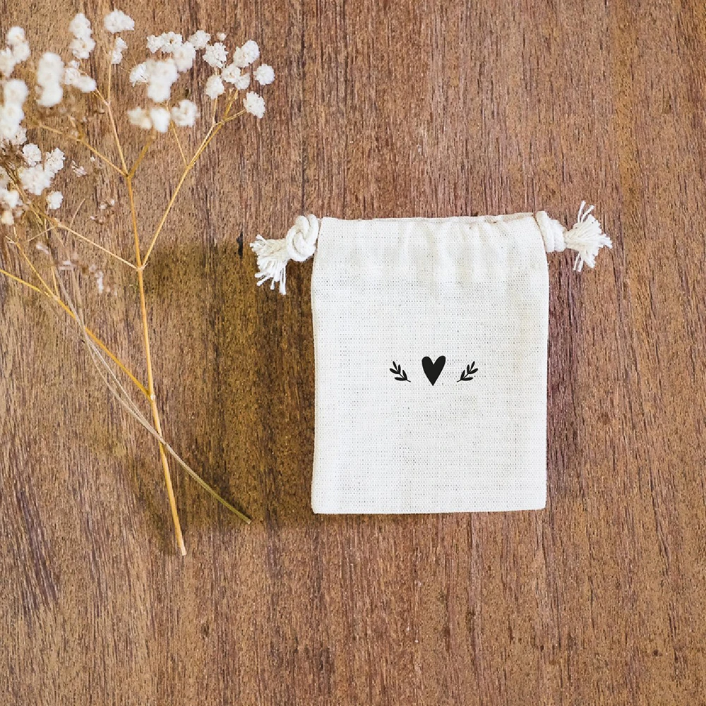 

50 Pcs/Cotton Muslin Bag Wedding Favor Pouches Gift for Bridesmaids Custom Name Pouches Bridesmaid Pouches Gift