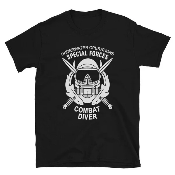 

US Army Special Forces Underwater Operations Combat Diver Scuba T-Shirt