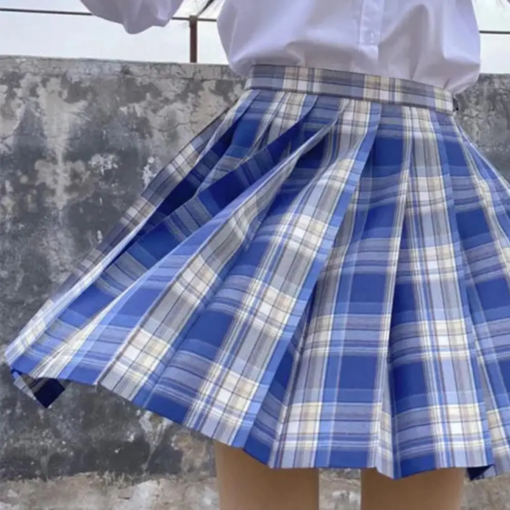 65% Прямая поставка! Новый стиль кампуса женская блузка плиссированная юбка