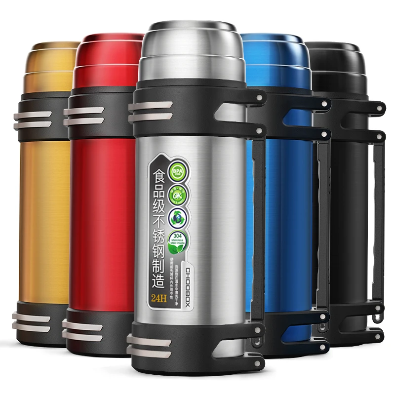 Термосы из нержавеющей стали с двойной стенкой 5 размеров 1200 3000 мл термос чашка