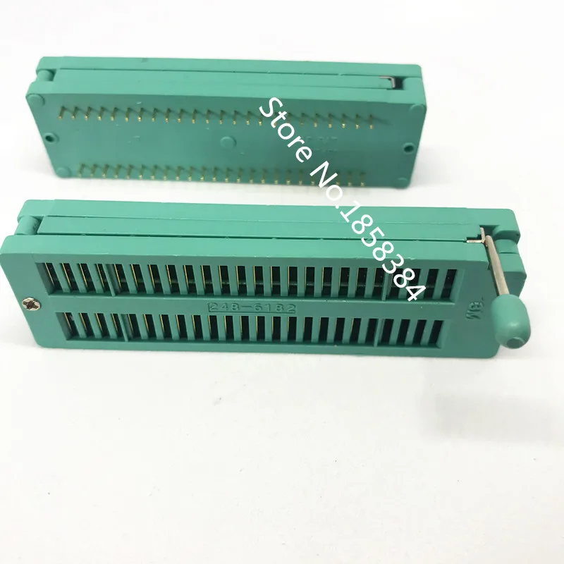 Free shipping 2Pcs/Lot 3M Gold DIP 48 Pin 48Pin Universal ZIF IC Socket 12268 | Обустройство дома