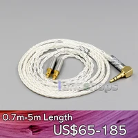 ln006393 99 99 pure silver xlr 3 5mm 2 5mm 4 4mm earphone cable for audio technica ath adx5000 ath msr7b 770h 990h a2dc