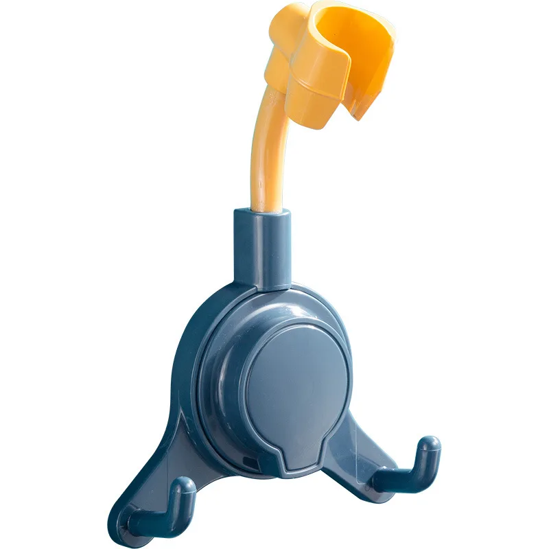 

Shower Rack With Hooks Rotable Shower Stand Punch-Free 360°Rotation For Bathroom Accessories Shower Head Holder -40