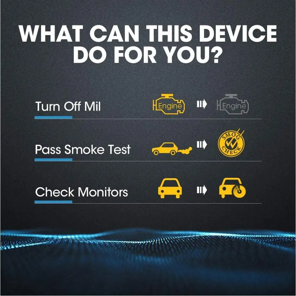 TOPDON AL200 полный OBD2 сканер OBDII считыватель кодов автомобиля диагностический