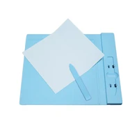 270x230mm plastic scoring board paper card cuting board craft diy tool with measuring grid mjj88
