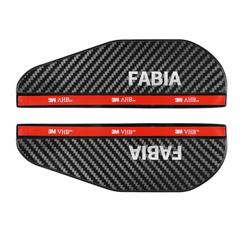 Автомобильное зеркало заднего вида защита от дождя и для Skoda Fabia 1 2 3 mk1 mk2