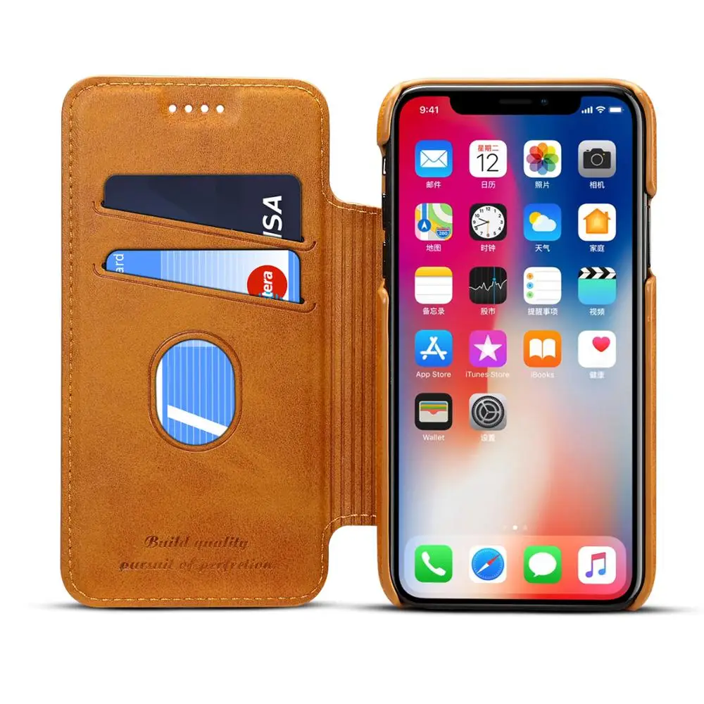 Новый iPhone11Max чехол apple 8plus раскладушка XR защитный для карт 7 кошелек|Чехлы-книжки| |
