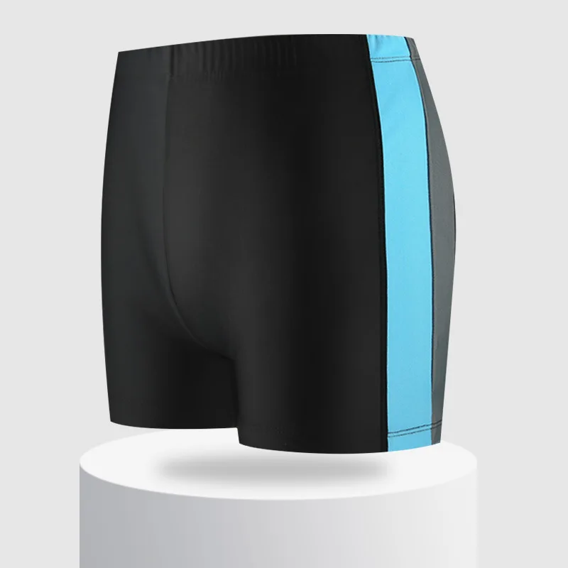 

Qrxiaer Male Swimming Panties Quick Dry Swimsuits Bathroom Shorts Underwear Men Boys Sunbathing Patchwork Boxershorts Briefs