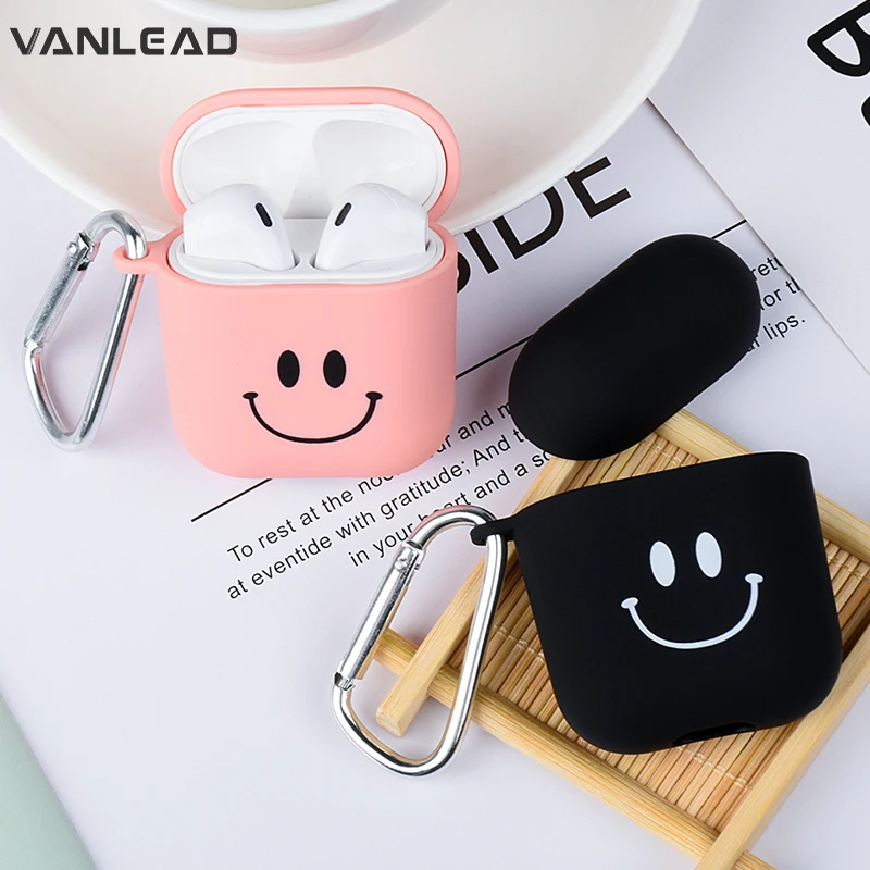 Мягкий силиконовый чехол Mini для Apple Airpods 2 защитный air pods беспроводная Bluetooth