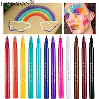 handaiyan 12pcsset matte colorful eyeliner pen kit long lasting waterproof easy to wear eyeliner pencil eyes beauty makeup tool