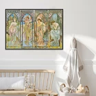 Постеры и принты классический художник Альфонсе мухи постер настенное Искусство Картина на холсте картина для комнаты домашний декор ны на стену