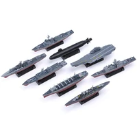 models toys 4d assembled battleship diy aircraft carrier submarine warship ship 8pcslot