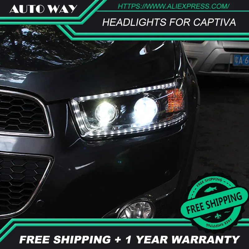 Автомобильный чехол для стайлинга фар Chevrole Captiva 2008 2014 Автомобильные светодиодные