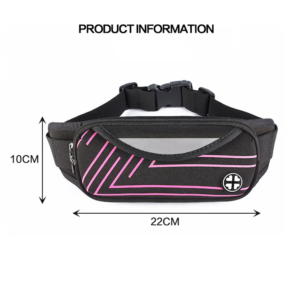 

Unisex Waist Pack Waterproof Fanny Bag Reflective Phone Pouch for Sports Running Jogging Gym XR-Hot