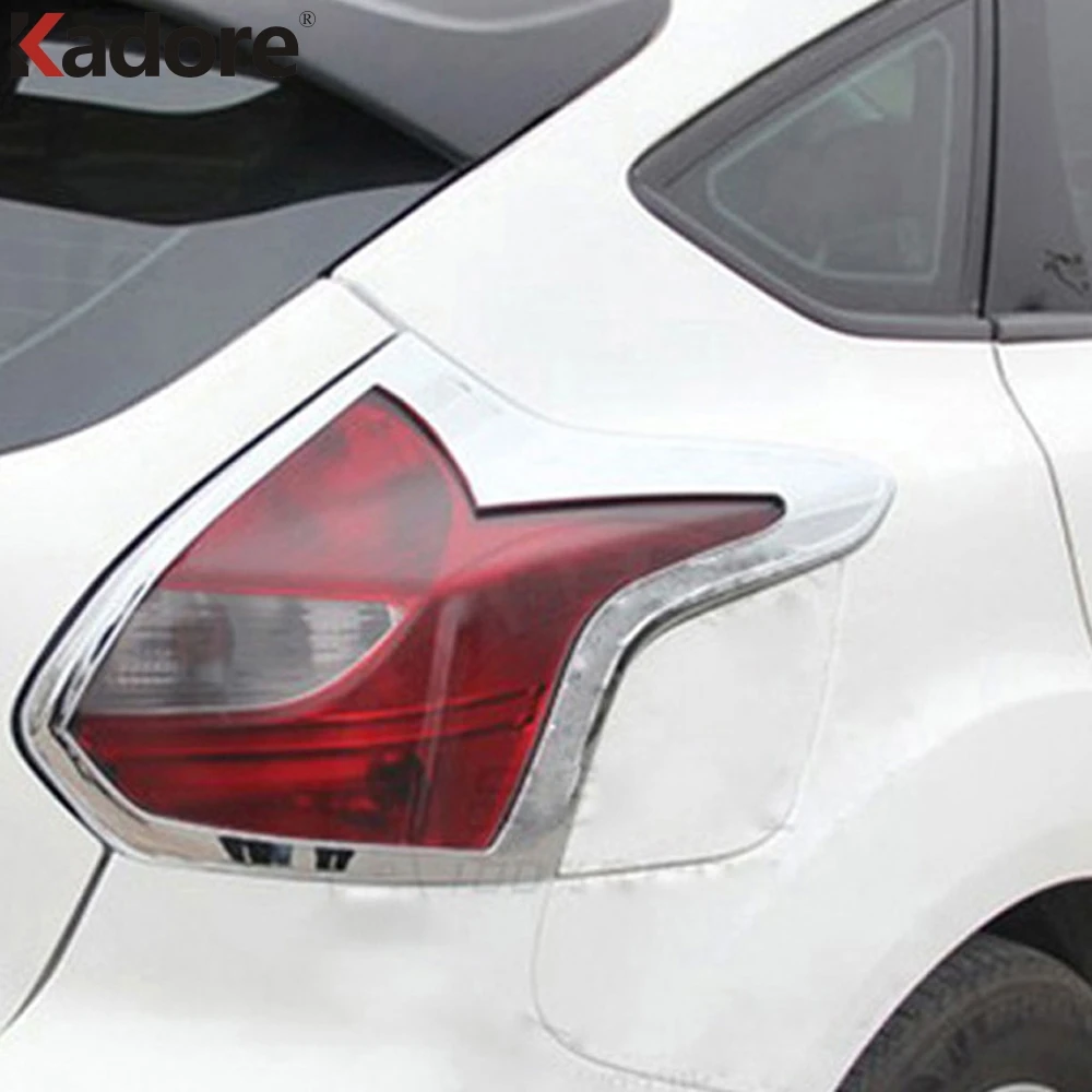 Задний фонарь для хэтчбека Ford Focus 2012 2013 2014 хром АБС пластик крышка заднего фонаря
