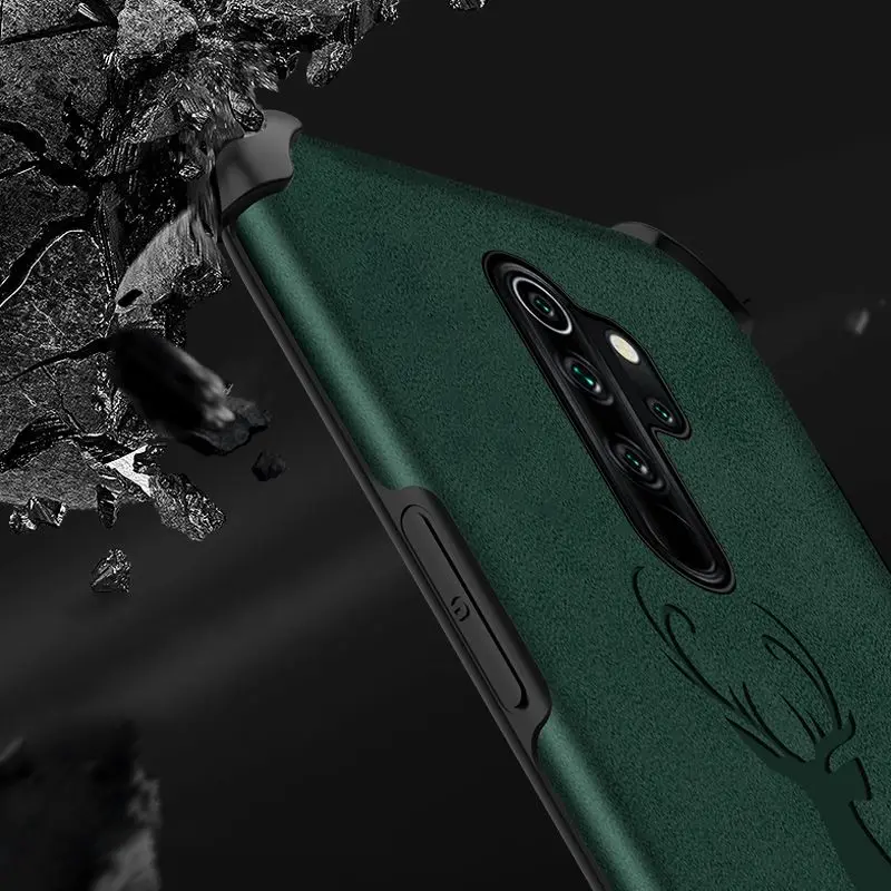 For Xiaomi Redmi Note 8 9 5 7 K20 K30 Pro Case Luxury Leather Deer Logo For Mi 9 10 Pro Soft Silicone Anti Fall Cover images - 6