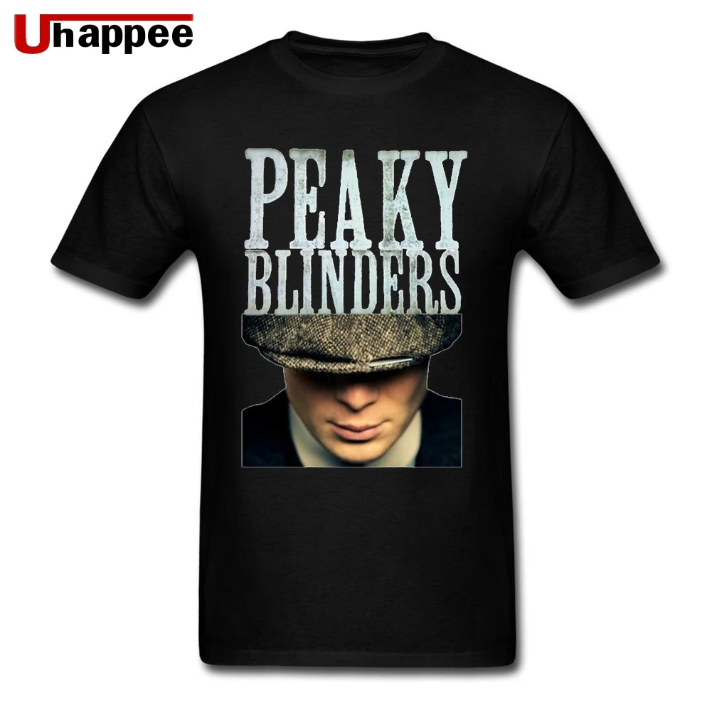 Потертые ТВ шоу Peaky Blinders футболки мужские Веселые графические хлопковые
