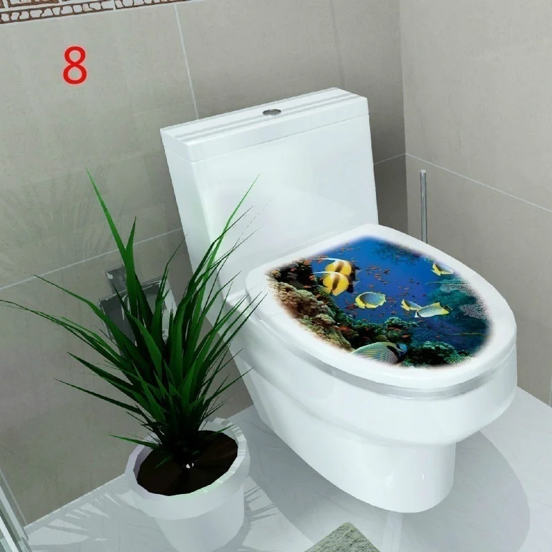 1 шт. стикеры Туалет крышка пьедестал туалеты стул комод украшения дома