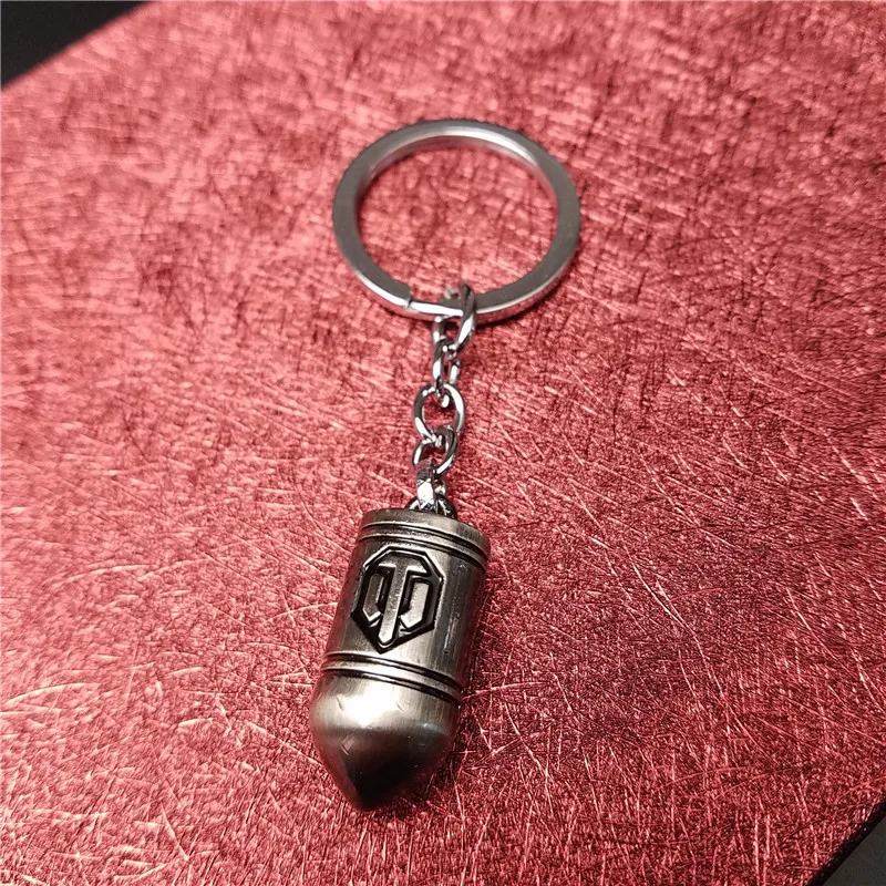 Брелок ZXMJ World of танки однотонный брелок пуля из цинкового сплава металлические
