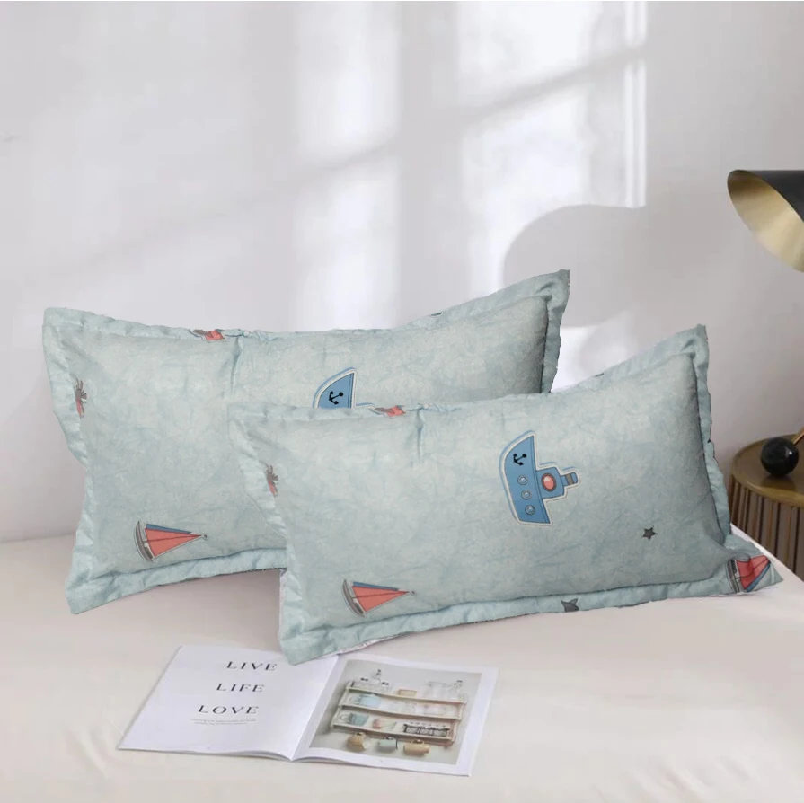 2 шт. модные наволочки Геометрическая полоса цветок мягкая наволочка постельные