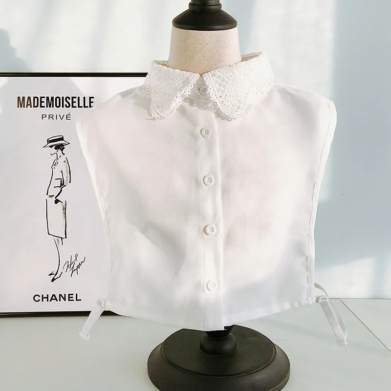 

2021 Women's Lace Shirt False Collar Lapel Shirt False Collar Detachable Collar Blouse Tank Top Sweater Clothes Accessories