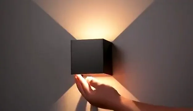 

Outdoor LED Wall Light Square Adjustable Beam Angle Wall Lamp Aluminum Outdoor Waterproof IP65 up down wall Light Garden sconce