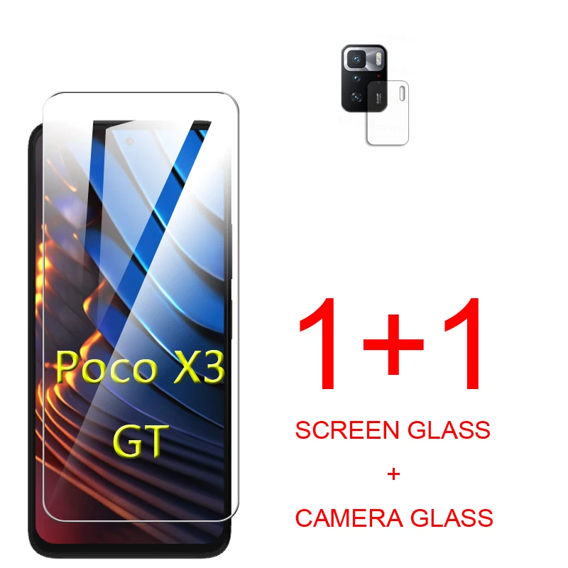 

Закаленное стекло для Xiaomi Poco X3 GT, прозрачная защитная пленка для экрана из закаленного стекла для Poco X3 GT