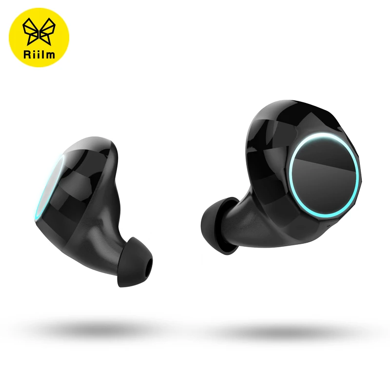 Riilm X100 TWS Bluetooth наушники беспроводные 3D стерео и внешний аккумулятор с микрофоном