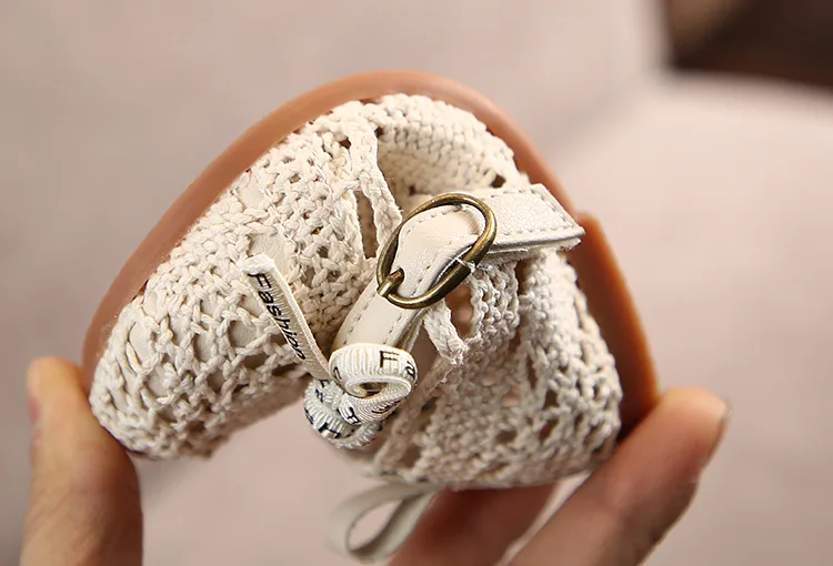 

Summer Lace Mesh Sandals Children's Shoes Breathable Soft Bottom Girls Baby Shoes Non-slip Girls Princess Shoes