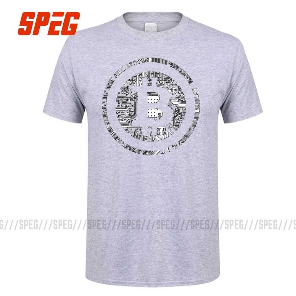 Футболки Биткоин в криптографии, мы доверяем, Мужская футболка с круглым вырезом и коротким рукавом, футболка с криптовалютой, мужские Забавные футболки, хлопковая одежда - Цвет: Слоновая кость