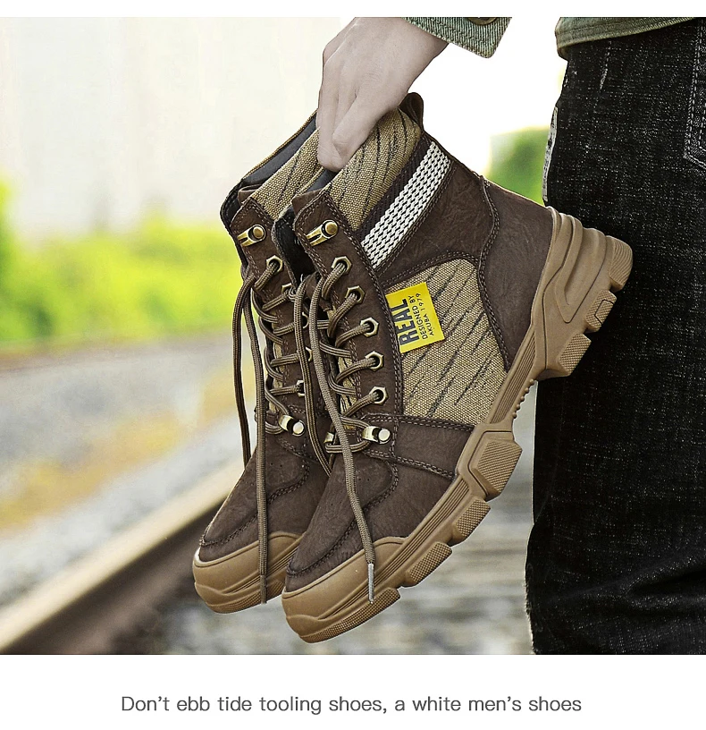 Weideng Plus Size 37-45 Genuine Leather Warm Boots Men Casual Winter Outdoor Women Snow Shoes High Quality Lace Up Soft Non Slip