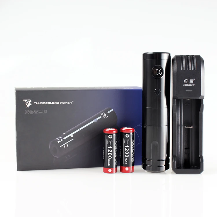 

Беспроводная Машинка для тату-машинки светодиодный светодиодным дисплеем, низкая вибрация, быстрая зарядка, 2021