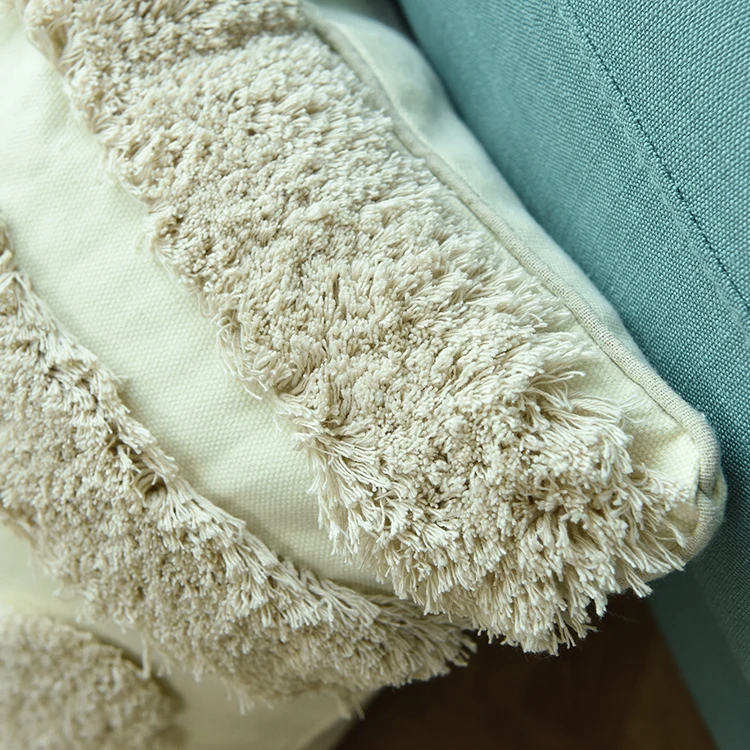 Домашний декор ручной работы индийская вышивка наволочка слоновая кость