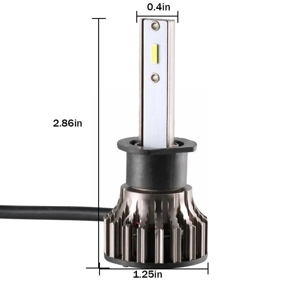 

Mini Car LED Headlights, Rotatable Aluminum Deck Z4F3