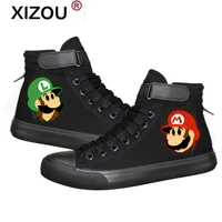mary super mario high top loafers printed shoes for men and women and canvas shoes for couples menswomens shoes size 35 44